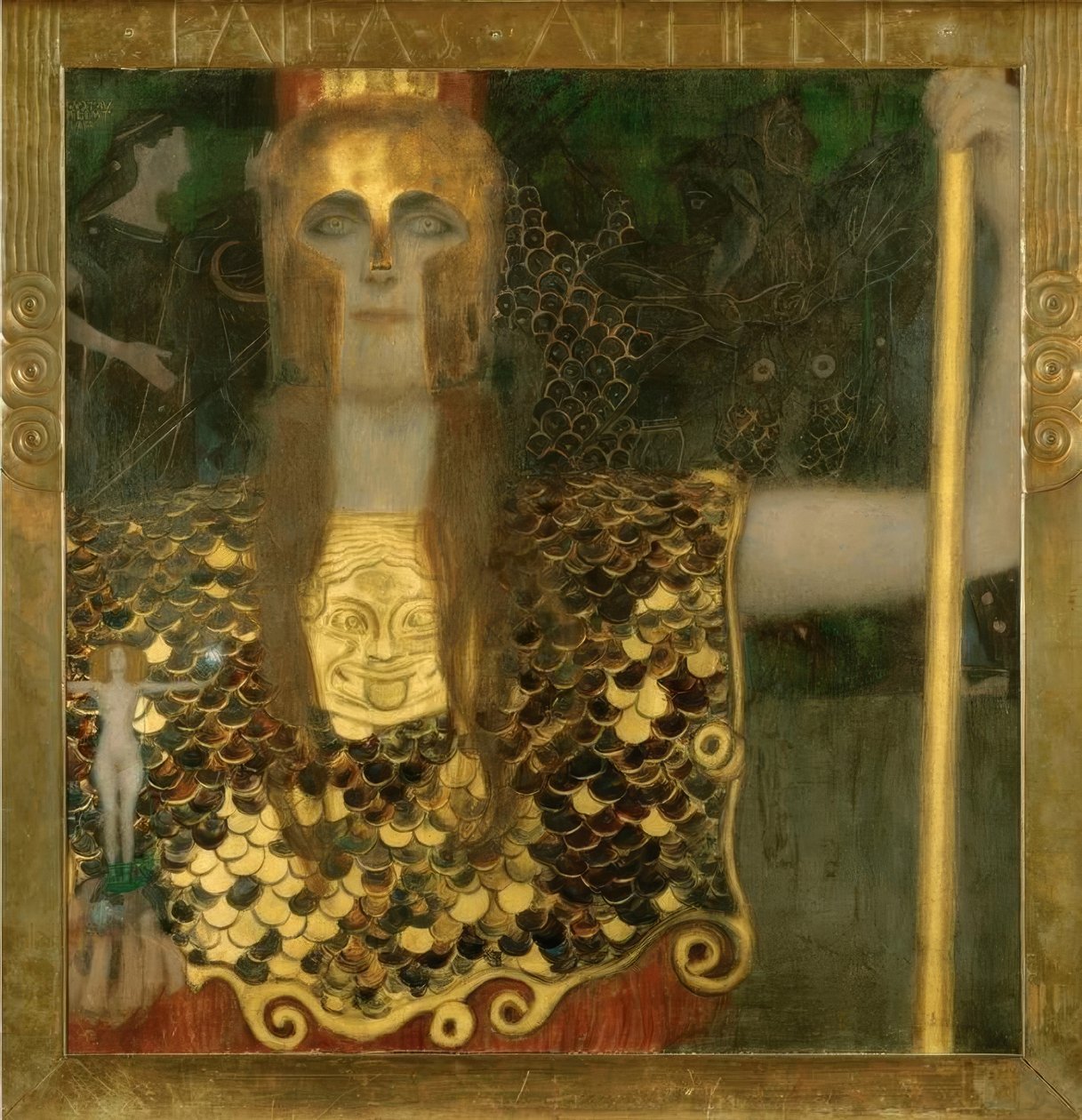Pallas Athene tekijältä Gustav Klimt