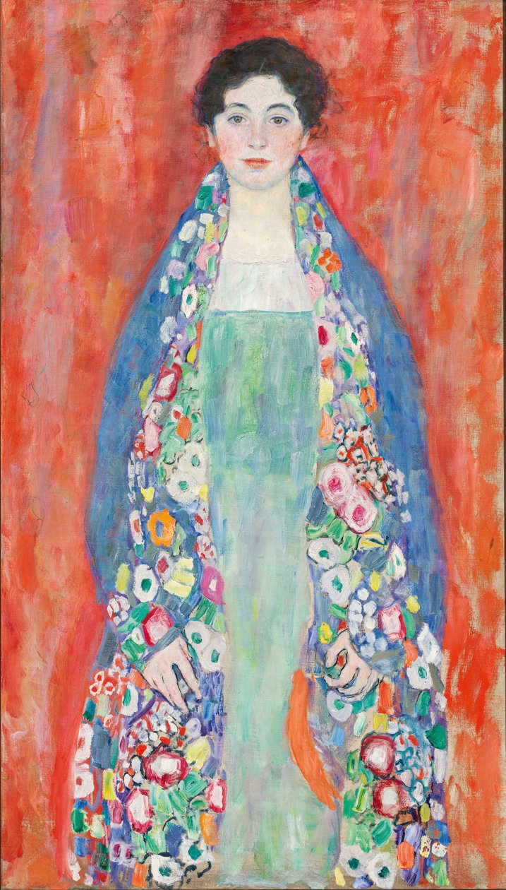 Fräulein Lieserin muotokuva (Portrait of Miss Lieser) tekijältä Gustav Klimt