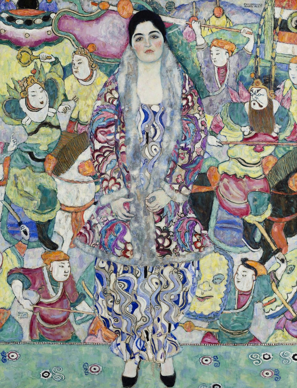 Frederika Maria Beerin muotokuva tekijältä Gustav Klimt