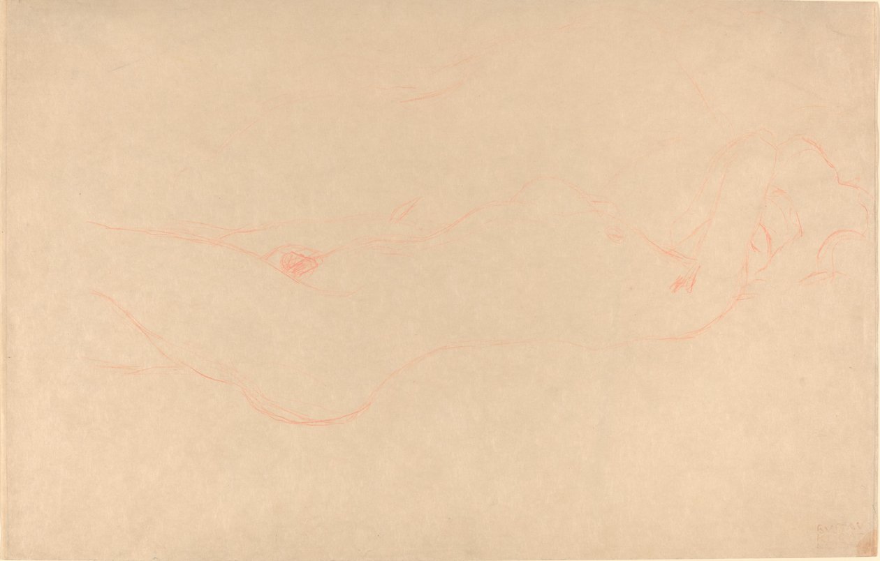 Makaava nainen tekijältä Gustav Klimt