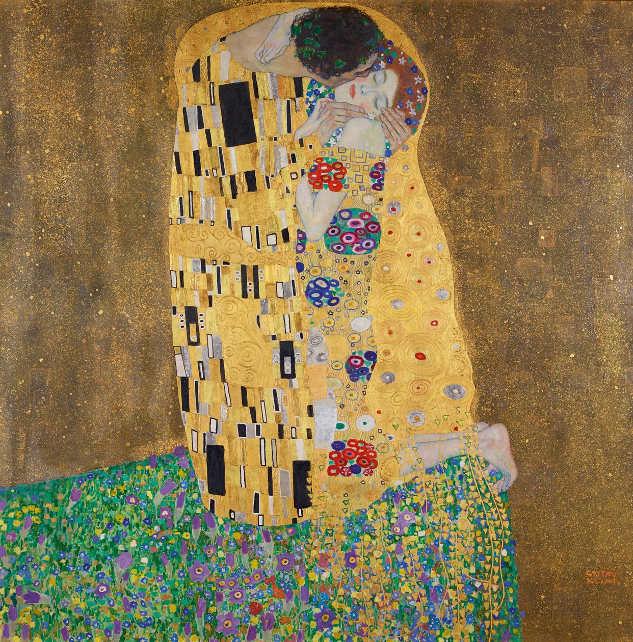 Venäjä: "Kiss" The Kiss tekijältä Gustav Klimt