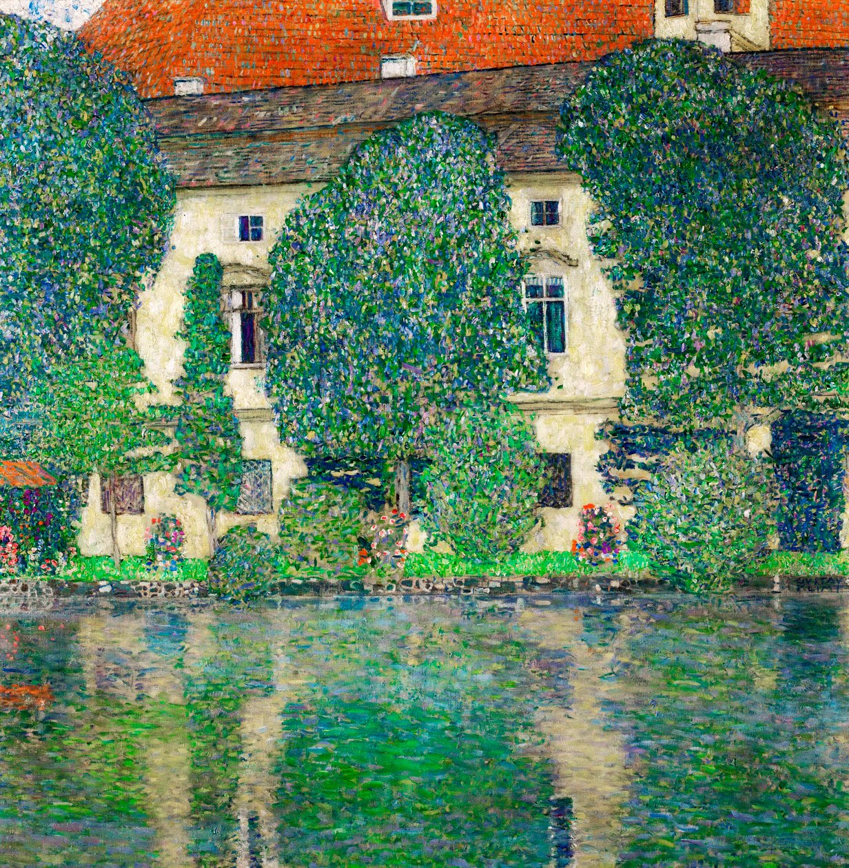 Schloss Kammer Attersee III -järvellä, 1910 tekijältä Gustav Klimt
