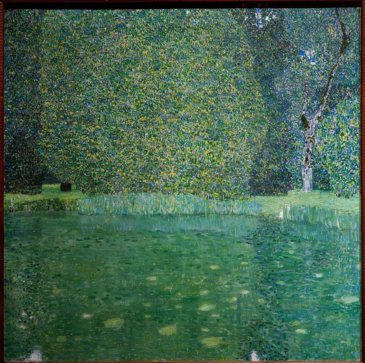 Schlossteich Kammer am Atterseessä tekijältä Gustav Klimt
