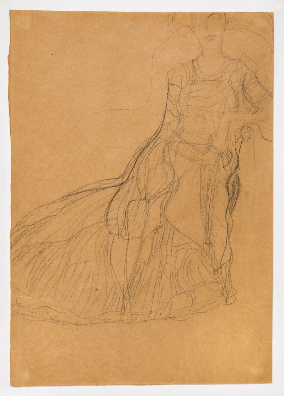 Istuva nainen (Adele Bloch-Bauer) tekijältä Gustav Klimt