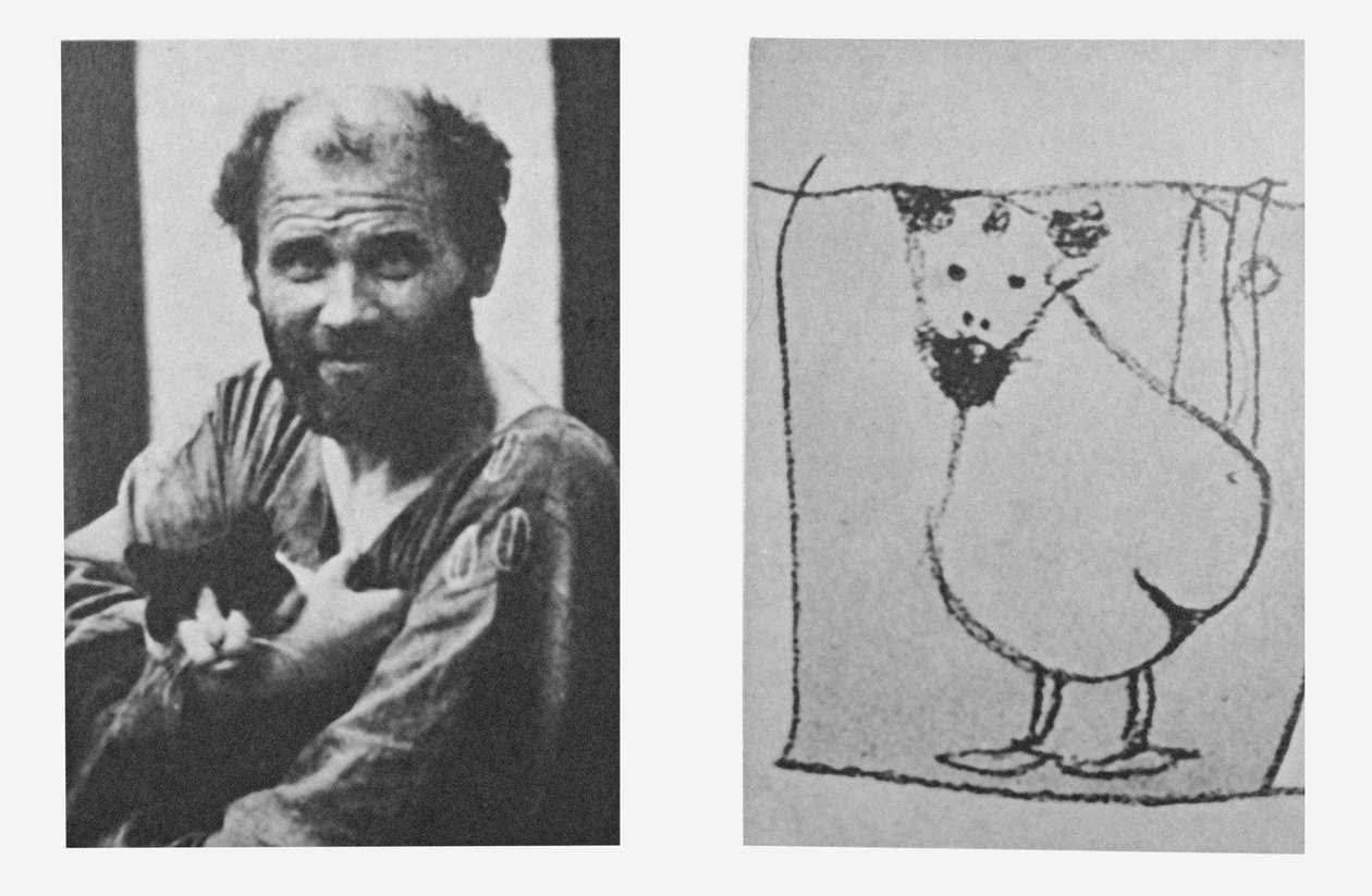 Omakuva sukupuolielimenä, n.1915 (litografia) tekijältä Gustav Klimt