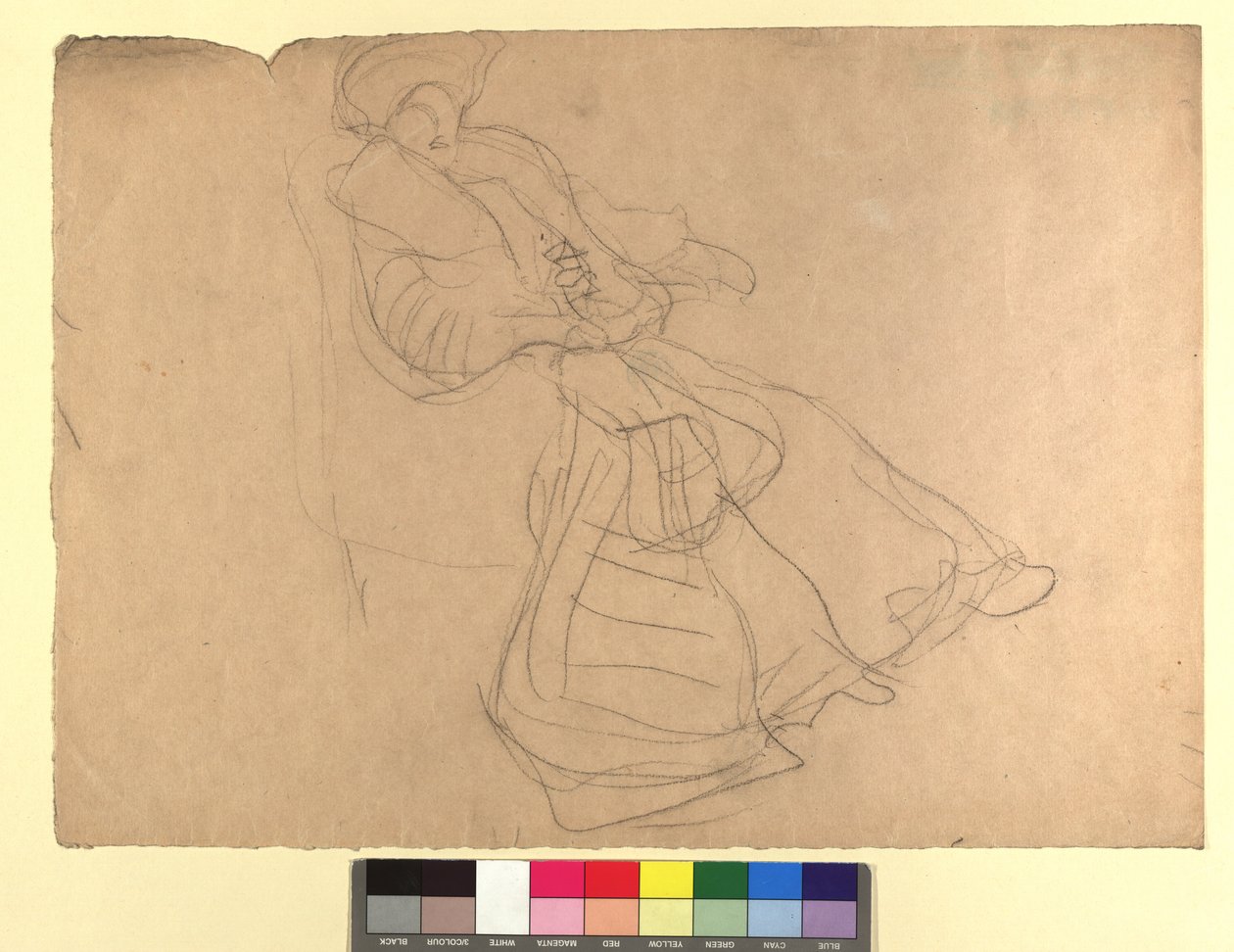 Studie zu einem Damenporträt tekijältä Gustav Klimt