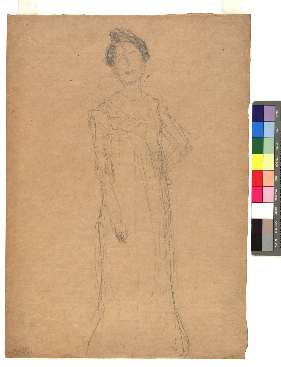 Studie zu einem Damenporträt tekijältä Gustav Klimt