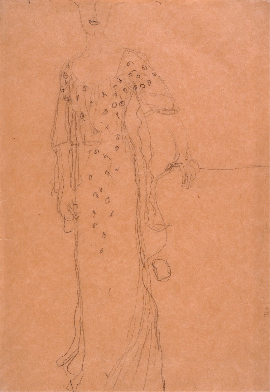 Tutkimus Adele Bloch-Bauerin muotokuvasta I tekijältä Gustav Klimt