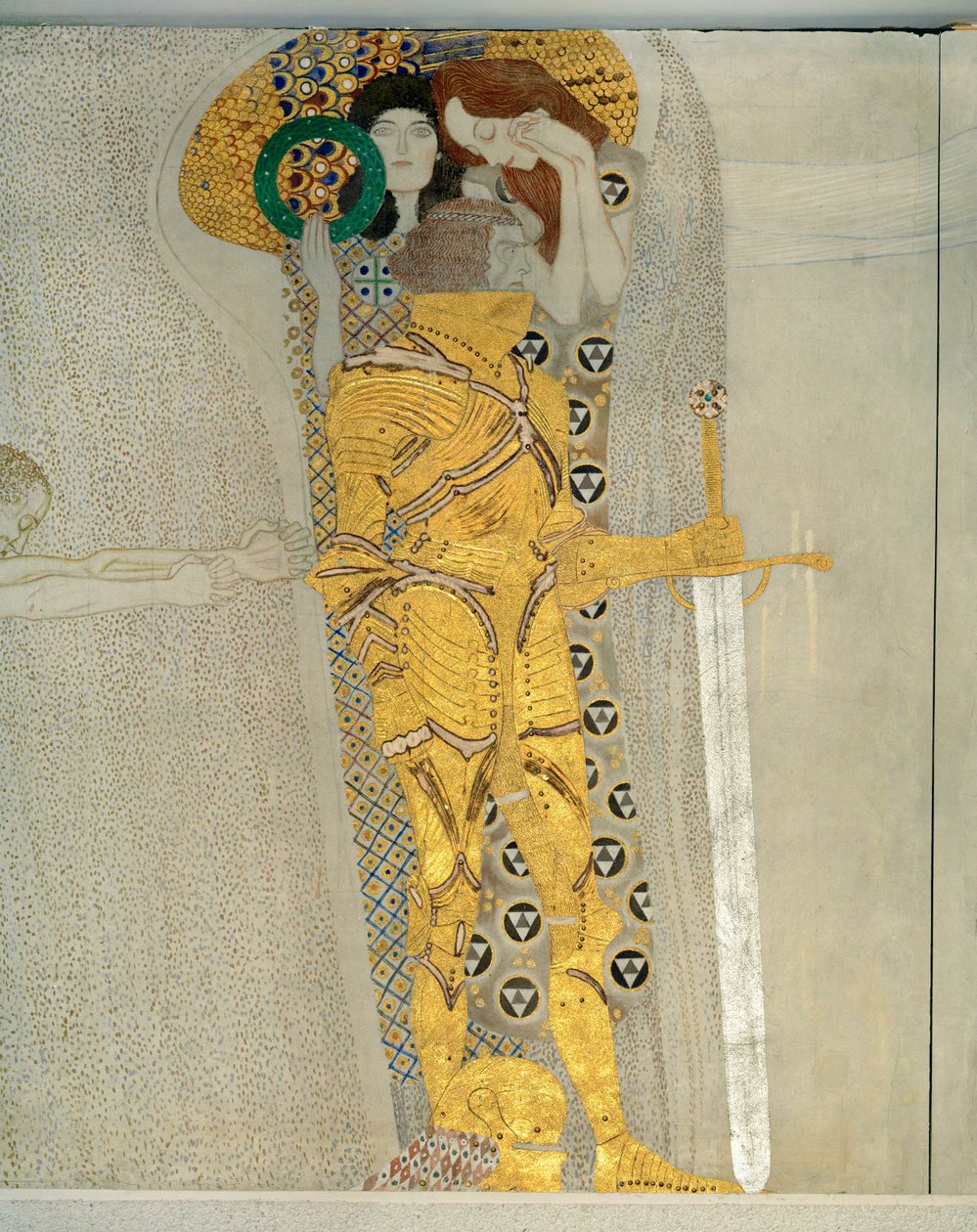 Vuoden 1902 Wienin taiteilijaseuran " Secession " -näyttelyn keskipisteenä oli Max Klingerin Beethoven-monumentti. tekijältä Gustav Klimt