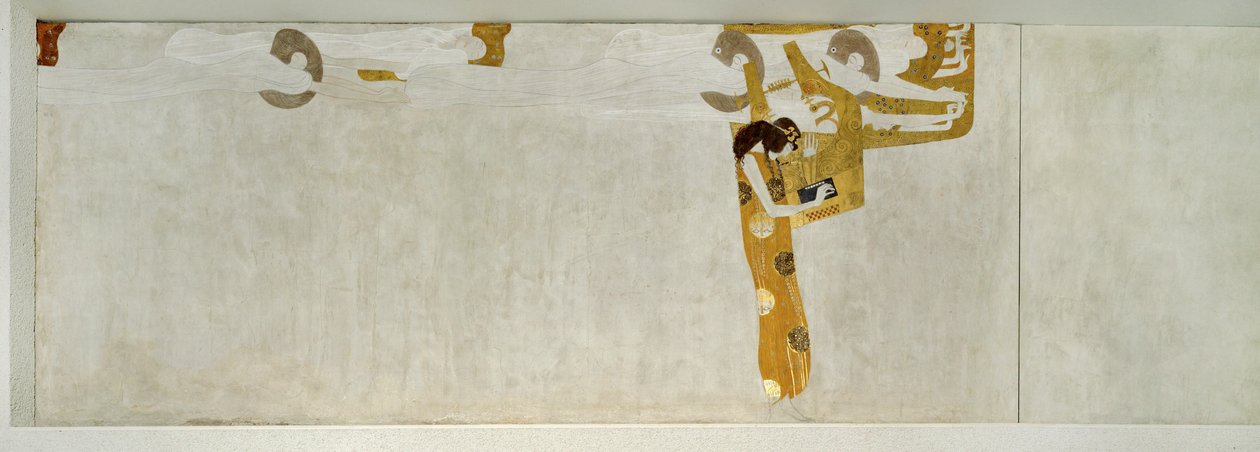 Beethovenin friisi, yksityiskohta tekijältä Gustav Klimt