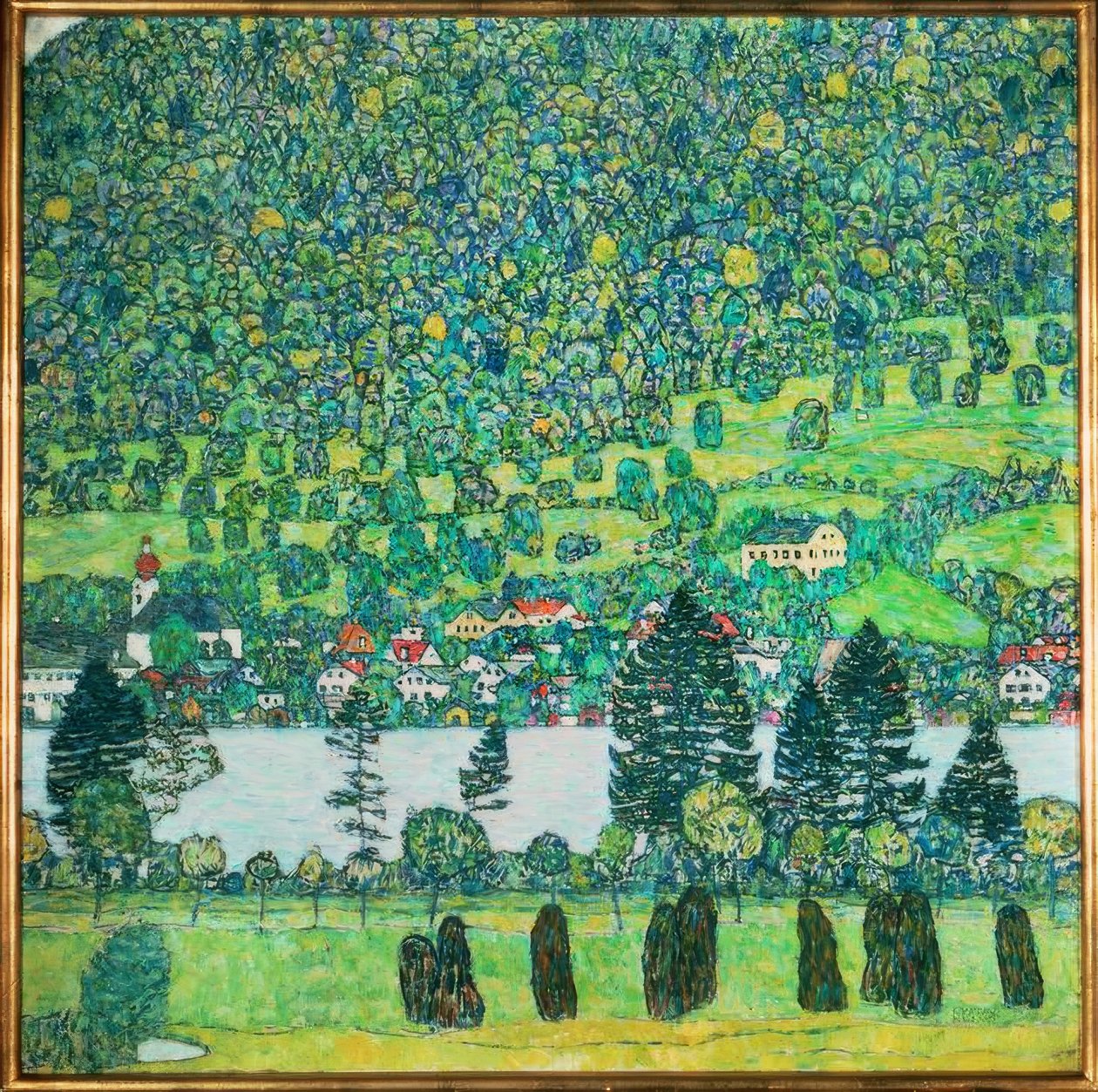 Waldabhang Unterachissa tekijältä Gustav Klimt