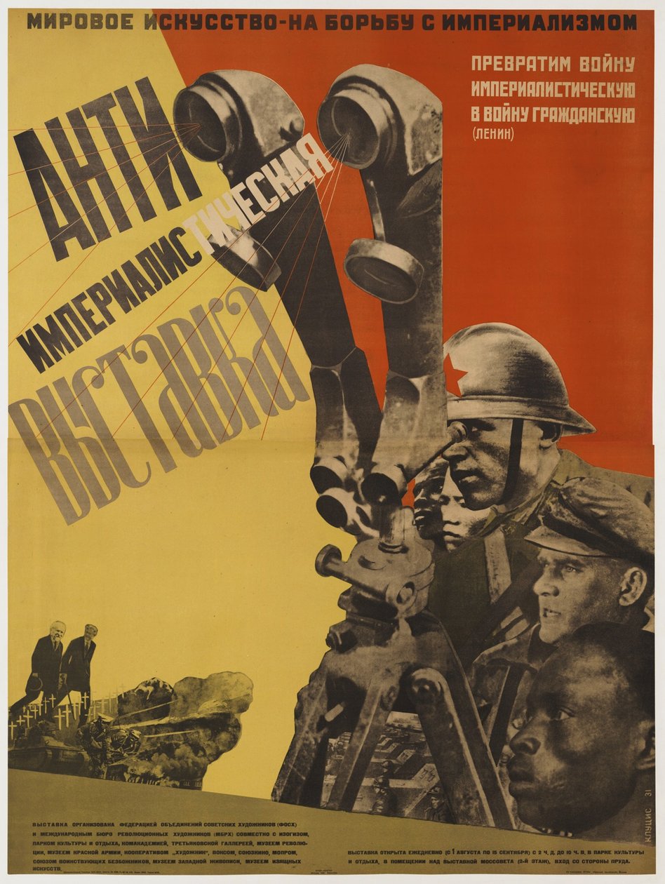 Anti-imperialistinen näyttely, 1931. tekijältä Gustav Klutsis