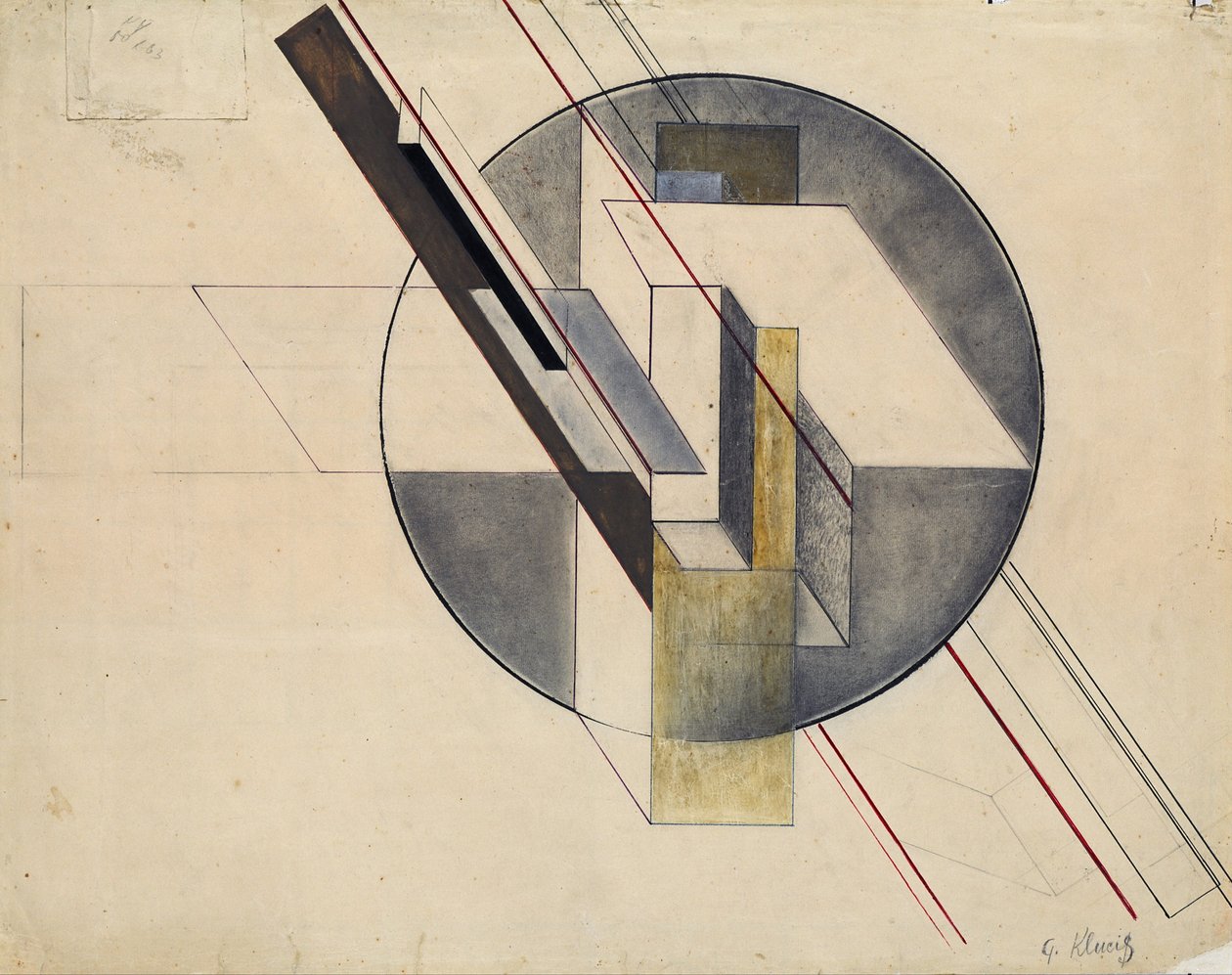 Rakennus, 1921 tekijältä Gustav Klutsis