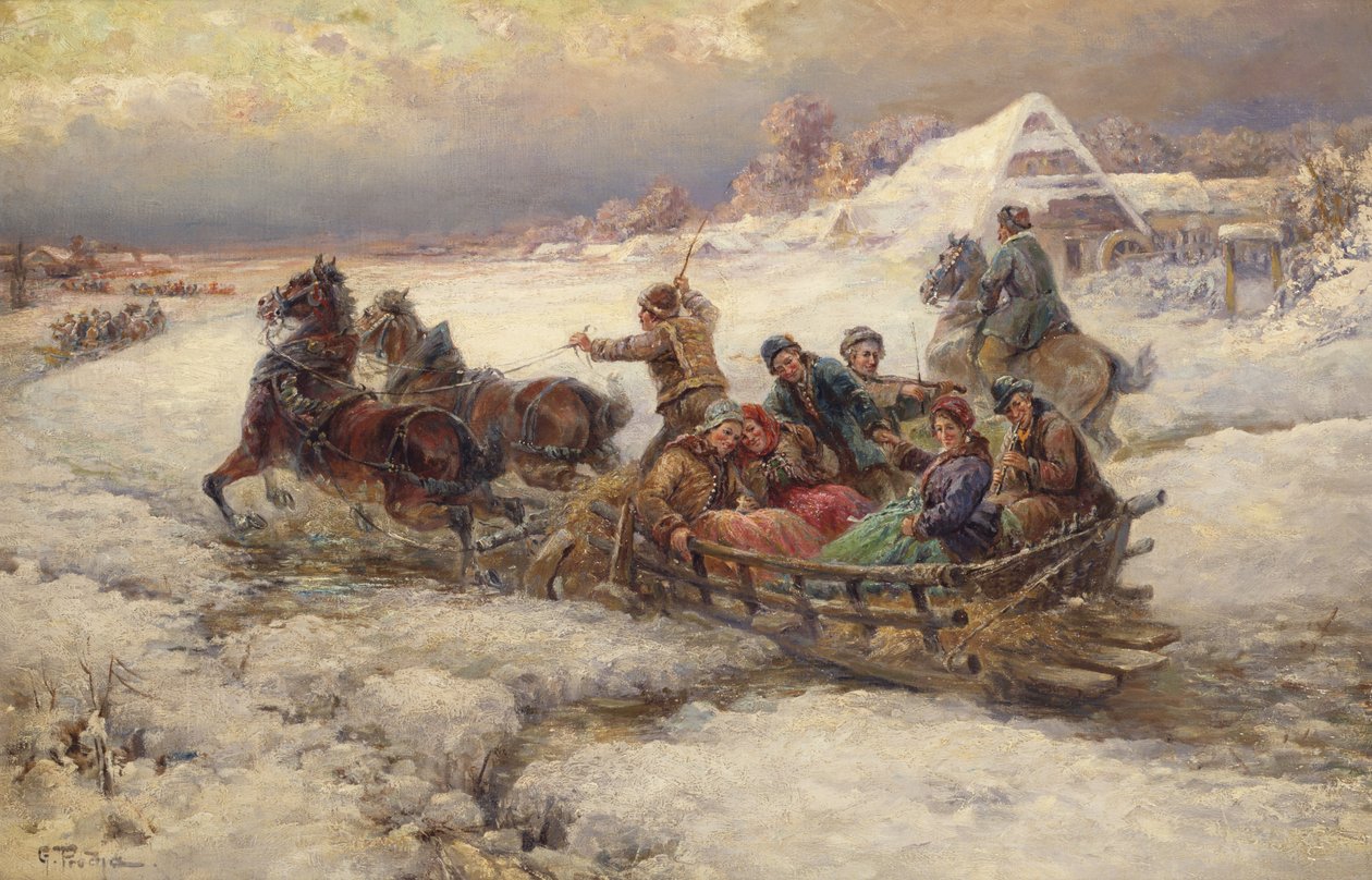 Troika lumessa tekijältä Gustav Prucha