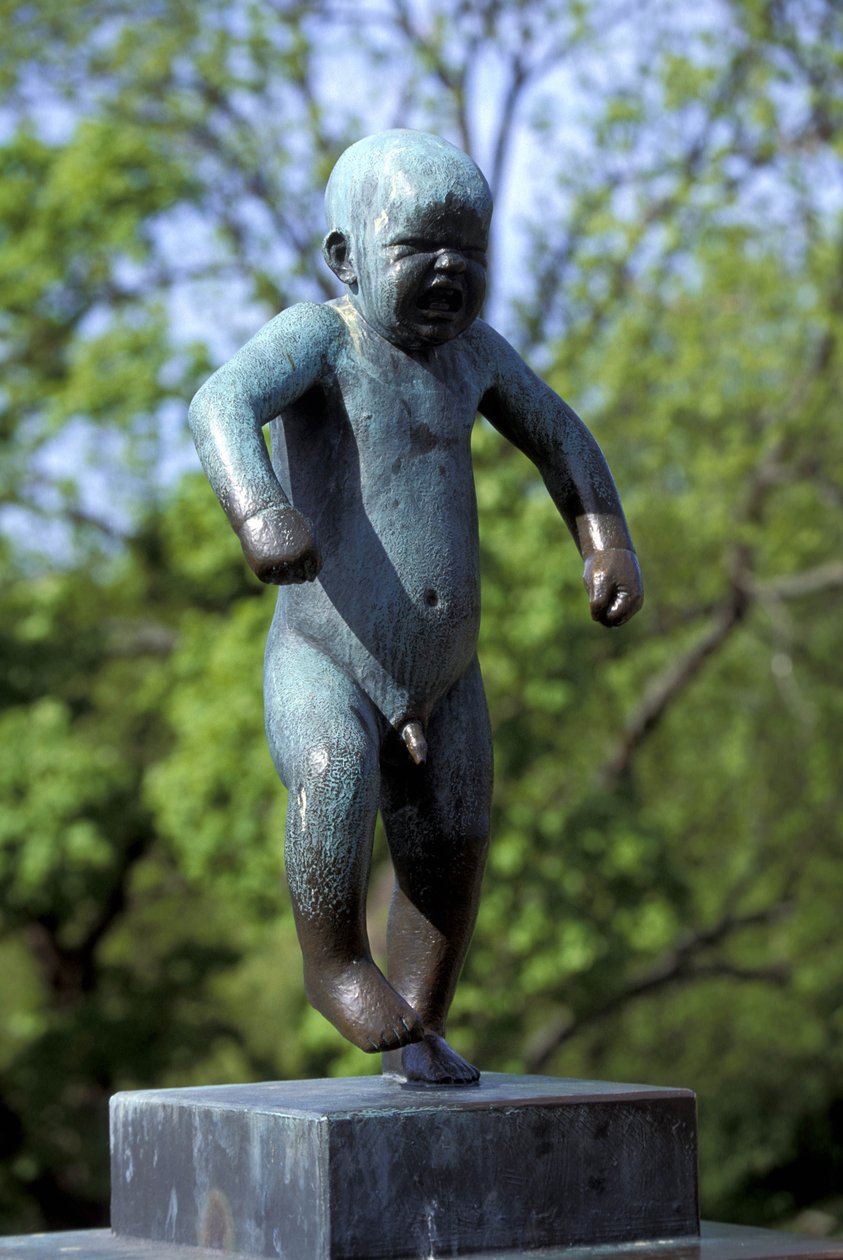 veistos, Frognerparken, Oslo, Norja, Eurooppa tekijältä Gustav Vigeland