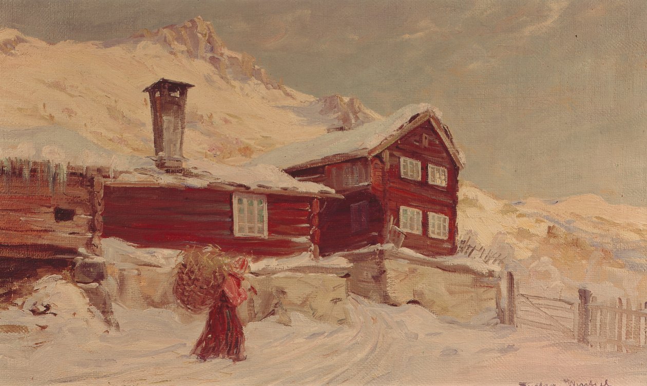 Sandbu Farmilta (öljy kankaalle) tekijältä Gustav Wentzel