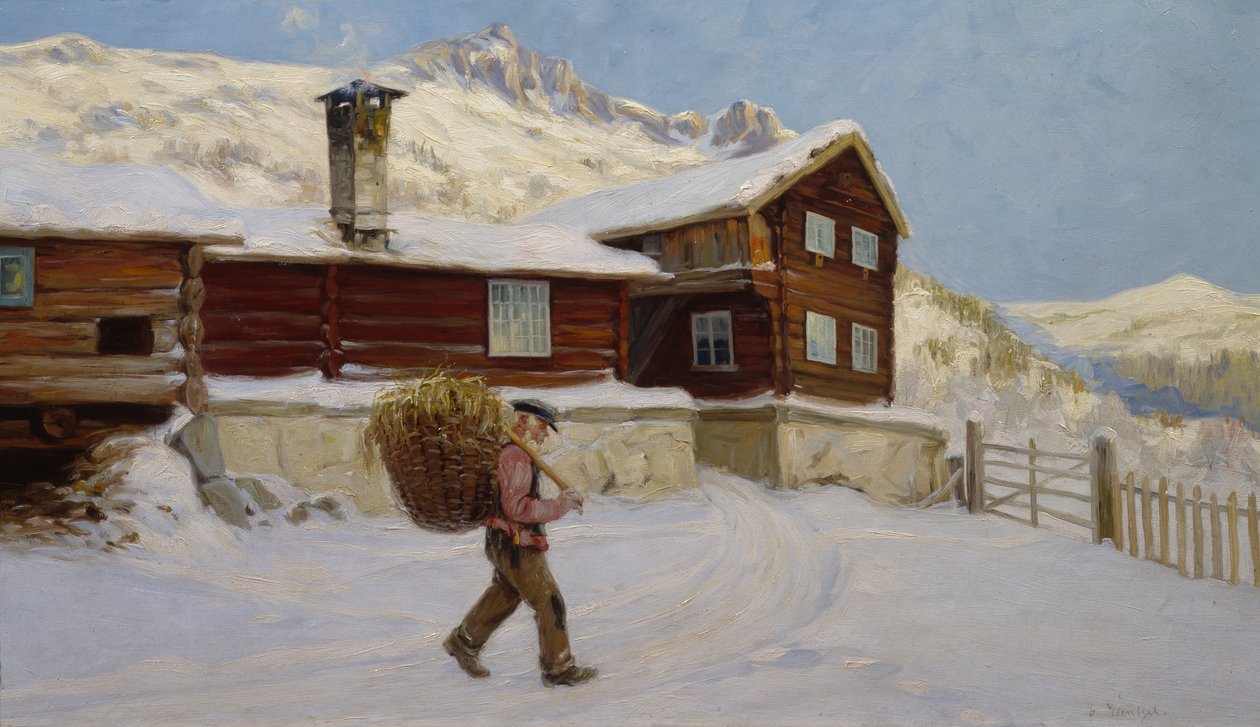Sandbu Farmilta (öljy kankaalle) tekijältä Gustav Wentzel