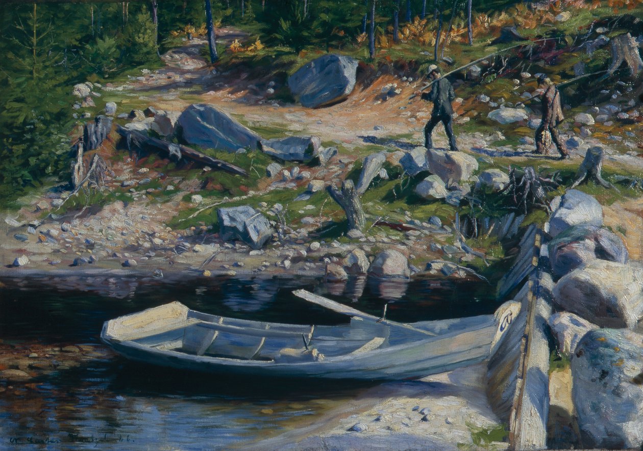 Kotiin kalastuksesta tekijältä Gustav Wentzel