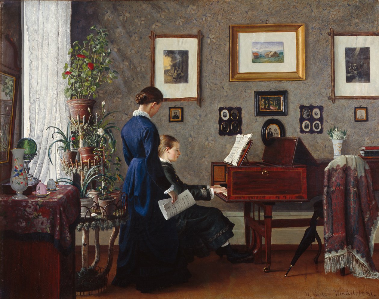 Musiikin oppitunti tekijältä Gustav Wentzel