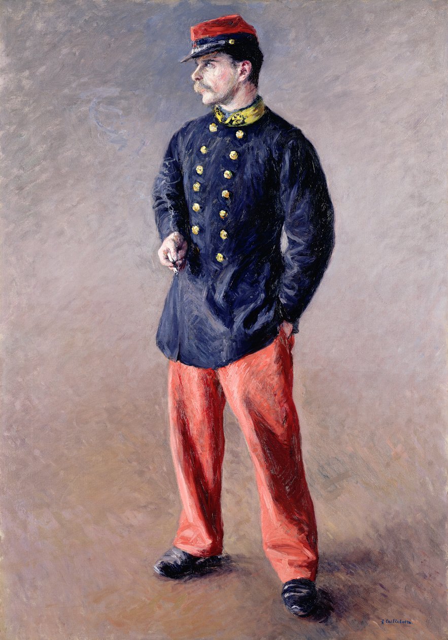 Sotilas, 1881 tekijältä Gustave Caillebotte