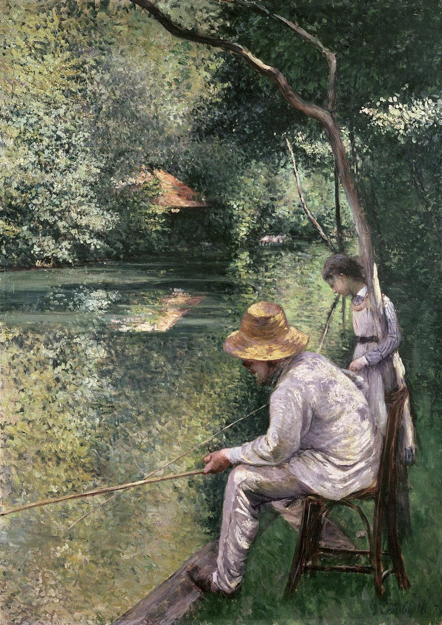 Kalastus, 1878 tekijältä Gustave Caillebotte
