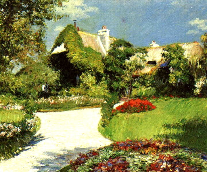 Chaumière ja Trouville tekijältä Gustave Caillebotte