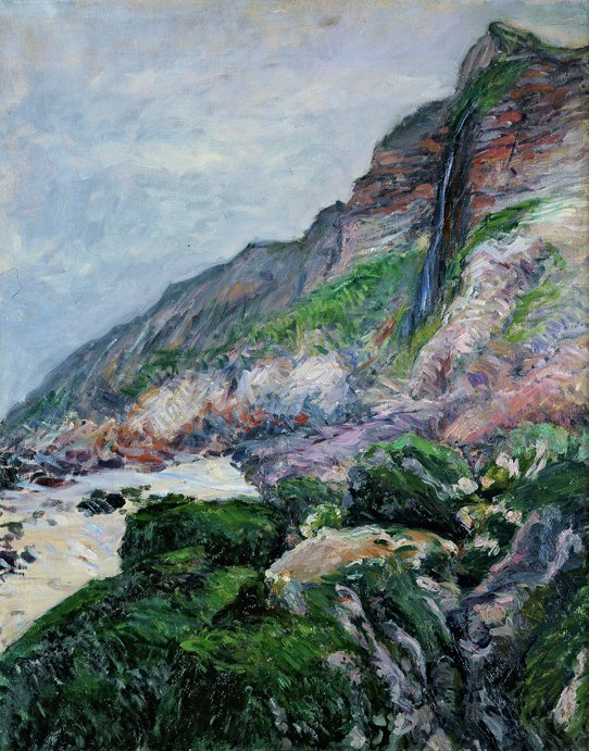 Kalliot Normandiassa tekijältä Gustave Caillebotte