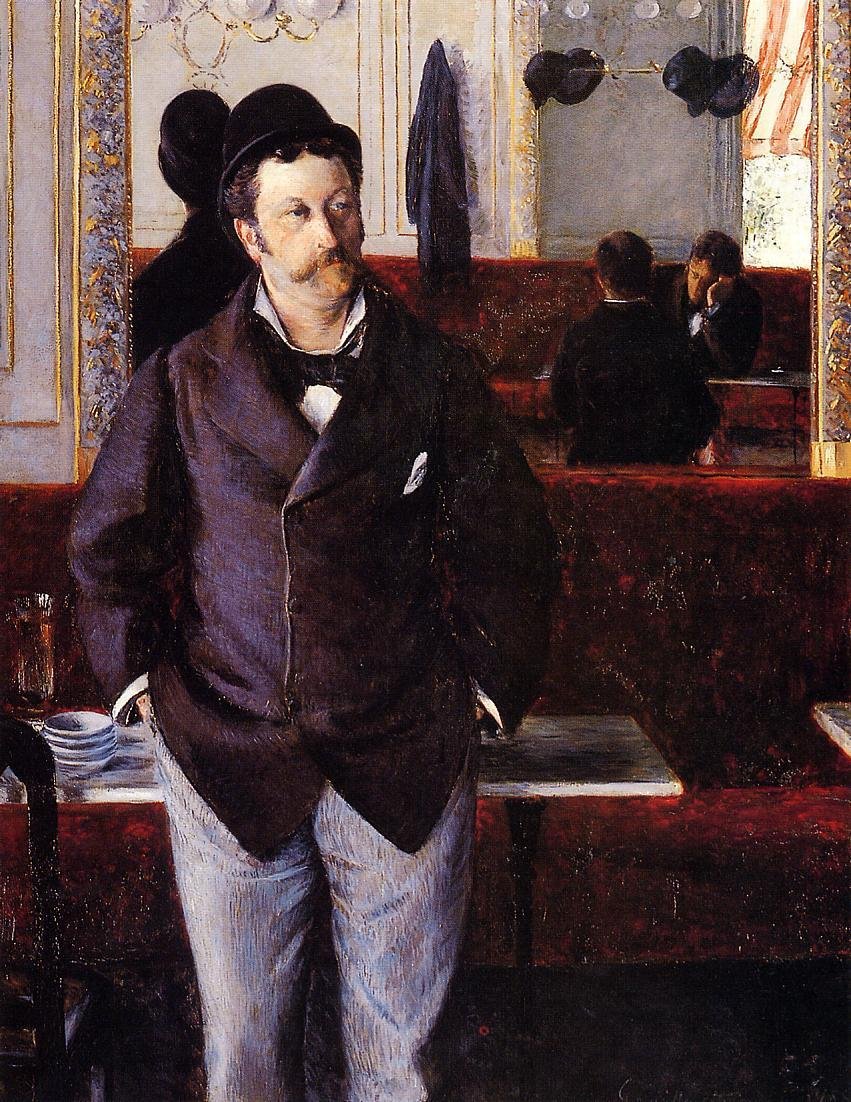 Dans un kahvila tekijältä Gustave Caillebotte
