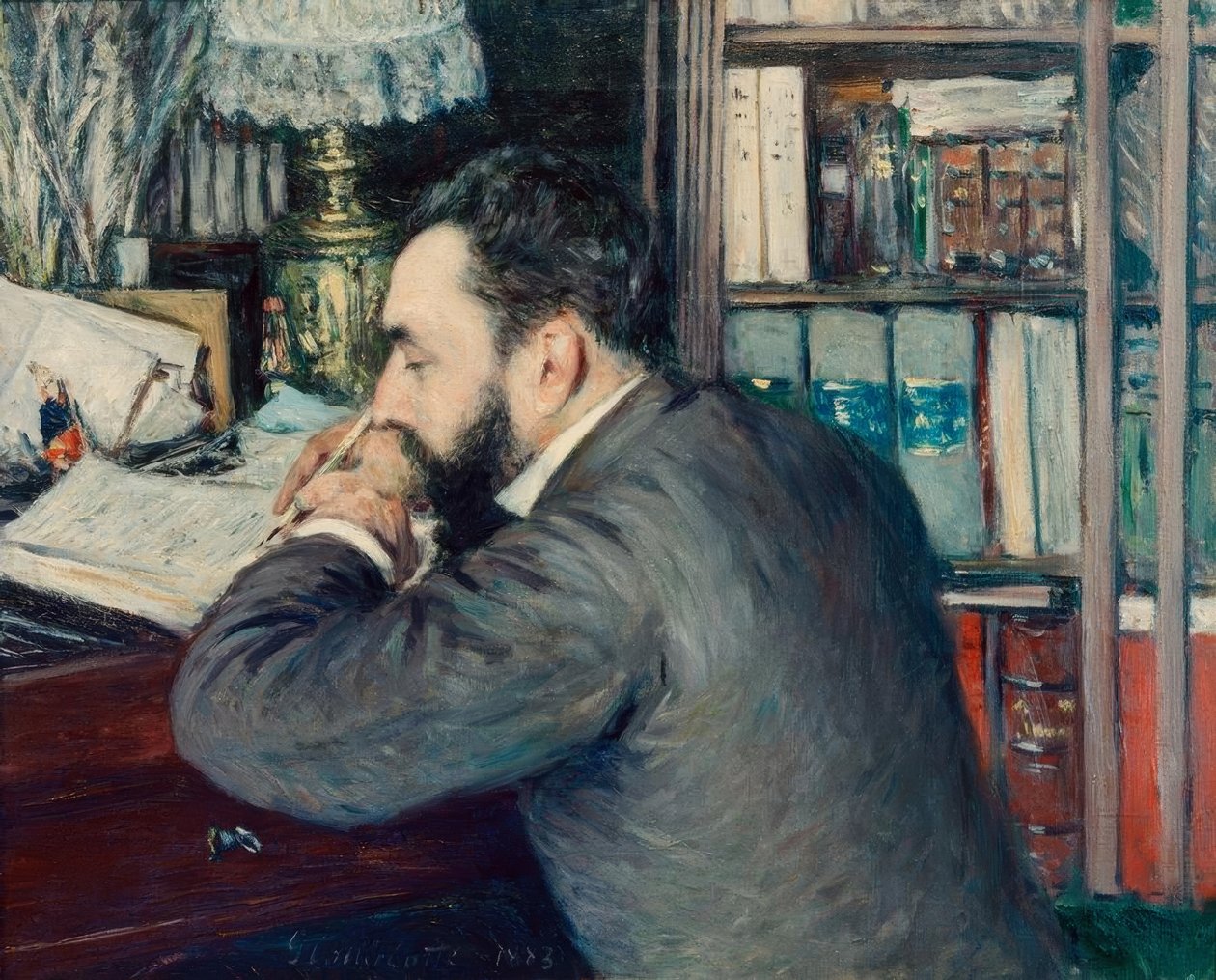 Henri Cordier tekijältä Gustave Caillebotte