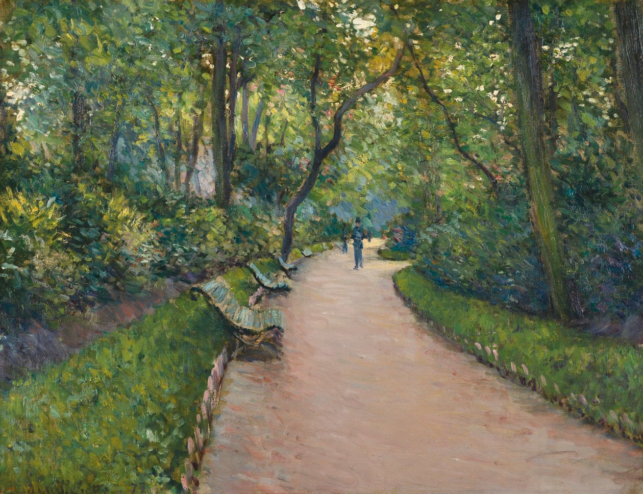 LE PARC MONCEAU tekijältä Gustave Caillebotte