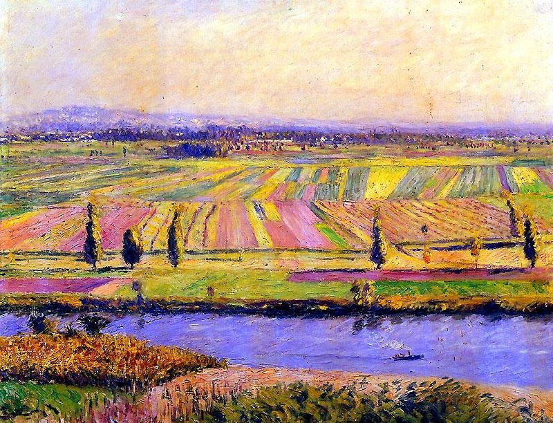 La Plaine de Gennevilliers tekijältä Gustave Caillebotte