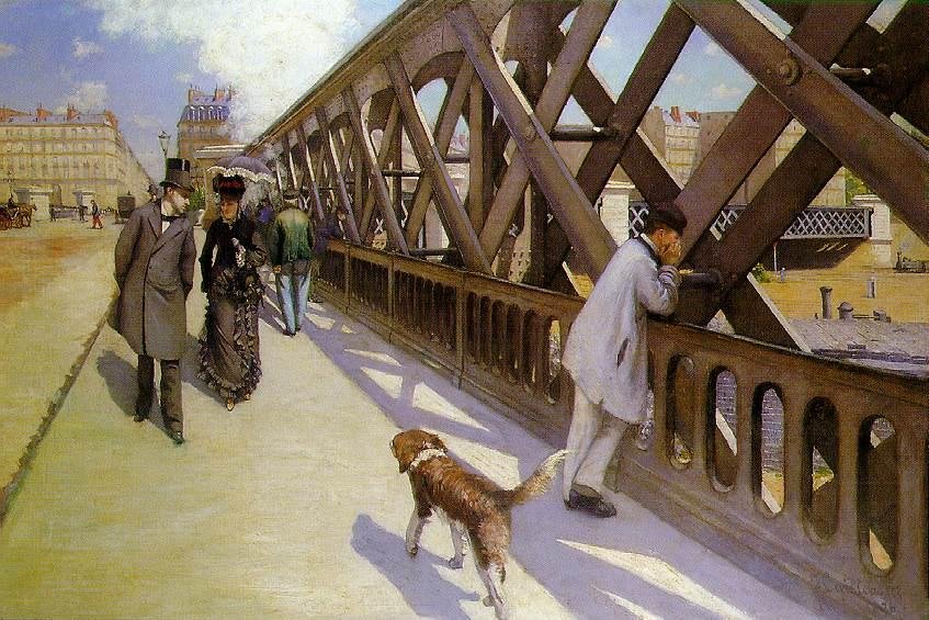 Le pont de lEurope tekijältä Gustave Caillebotte