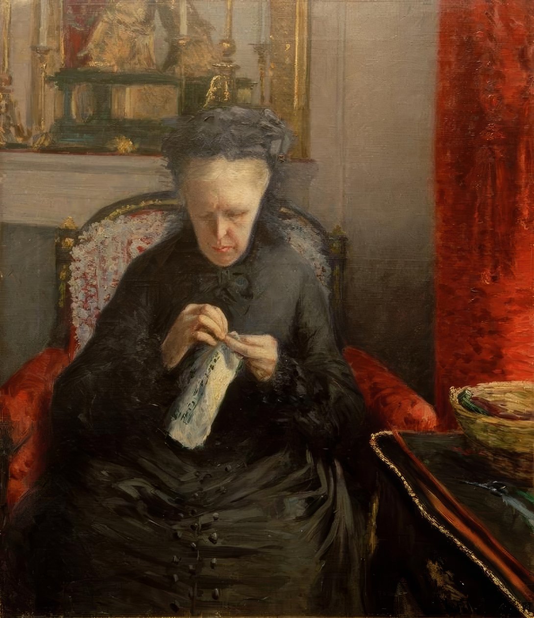 Madame Martial Caillebotten muotokuva tekijältä Gustave Caillebotte