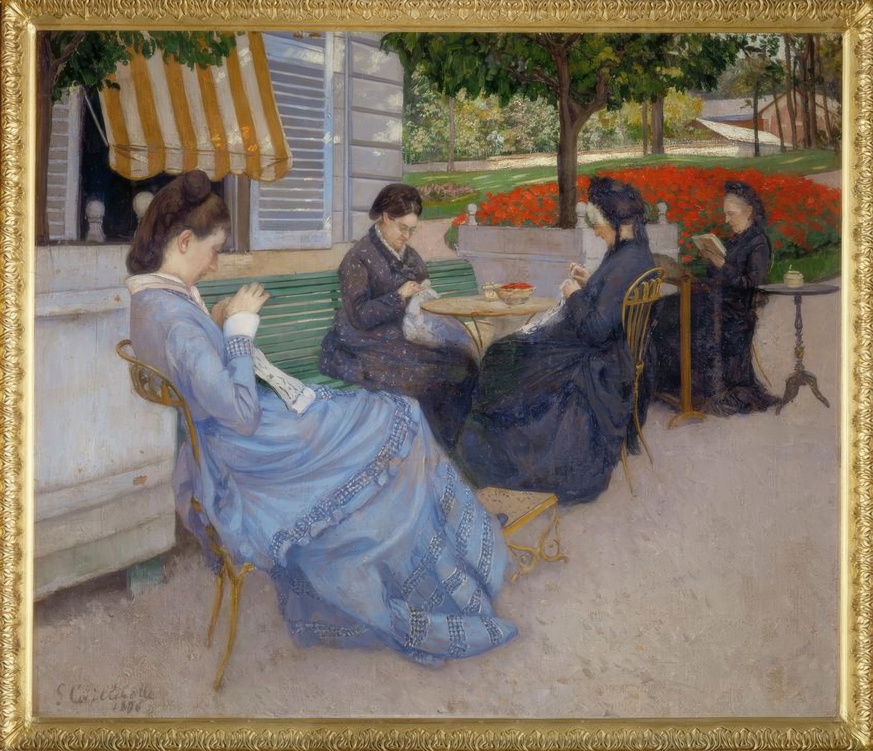 Muotokuvia à la campagne tekijältä Gustave Caillebotte