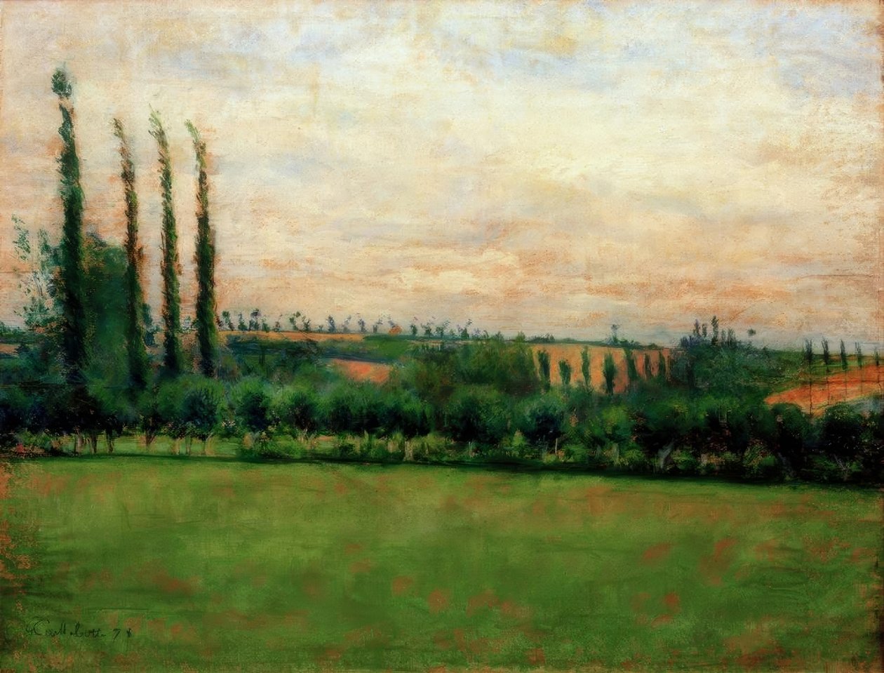 Preeria tekijältä Gustave Caillebotte