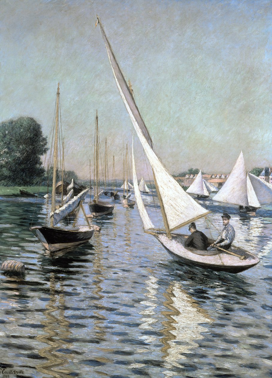 Regatta Argenteuilissa 1893 tekijältä Gustave Caillebotte