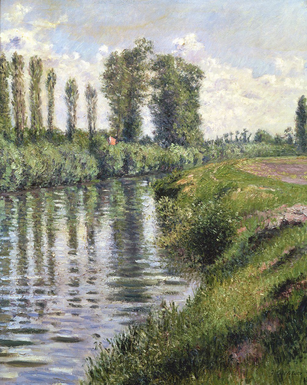 Pieni Seinen haara Argenteuilissa tekijältä Gustave Caillebotte
