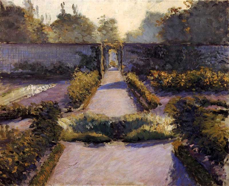 Keittiöpuutarha, Yerres tekijältä Gustave Caillebotte