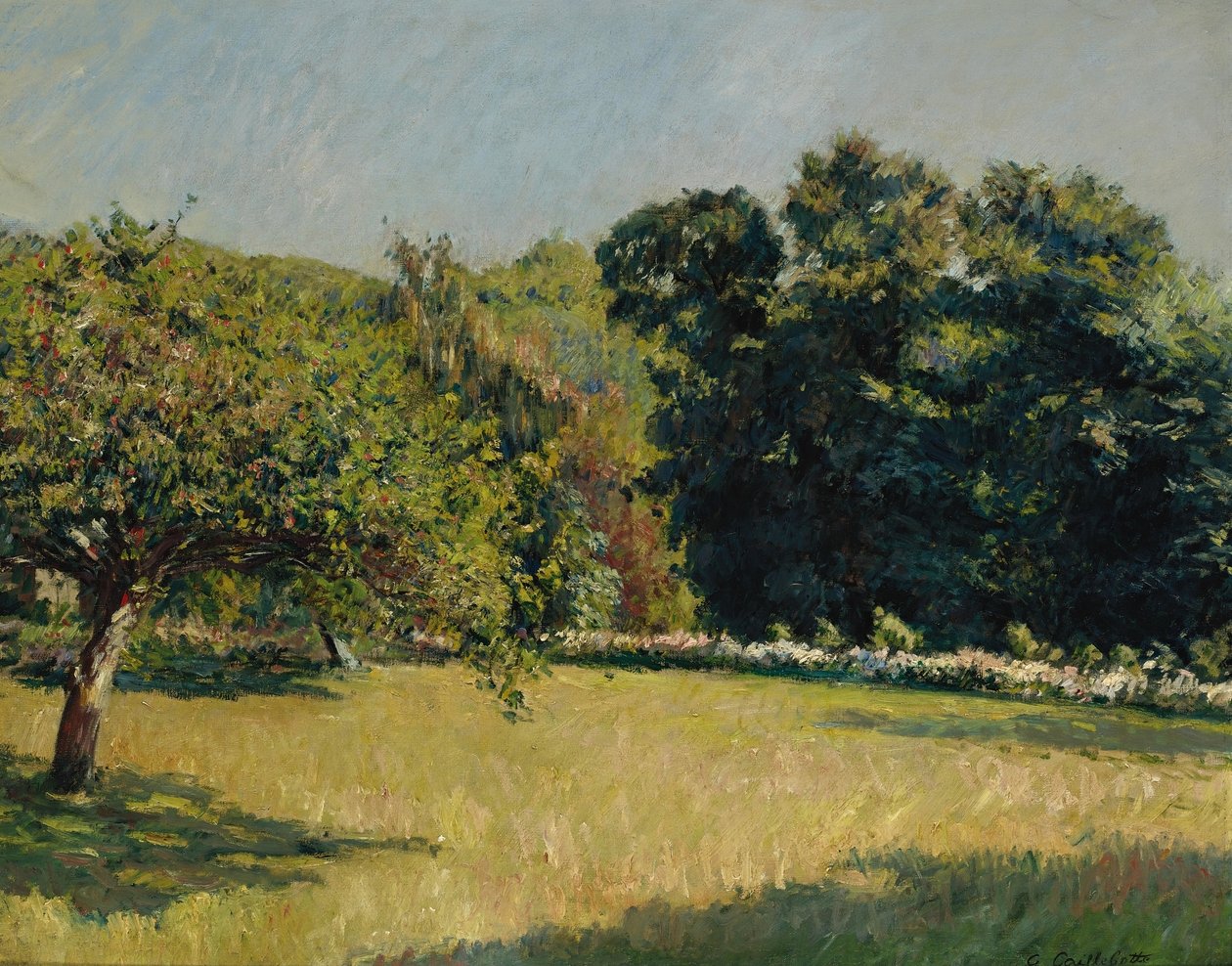 Un jardin à Trouville tekijältä Gustave Caillebotte