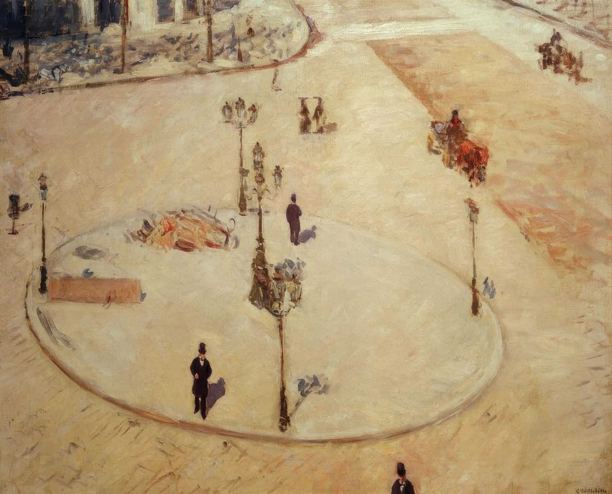 Un réfuge, Boulevard Haussmann tekijältä Gustave Caillebotte