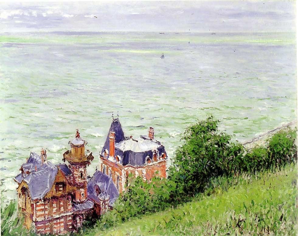 Huvilat à Trouville tekijältä Gustave Caillebotte