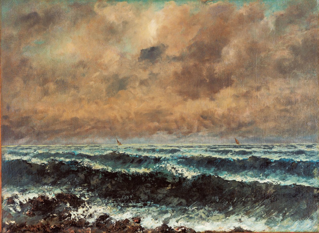 Syksyn meri tekijältä Gustave Courbet