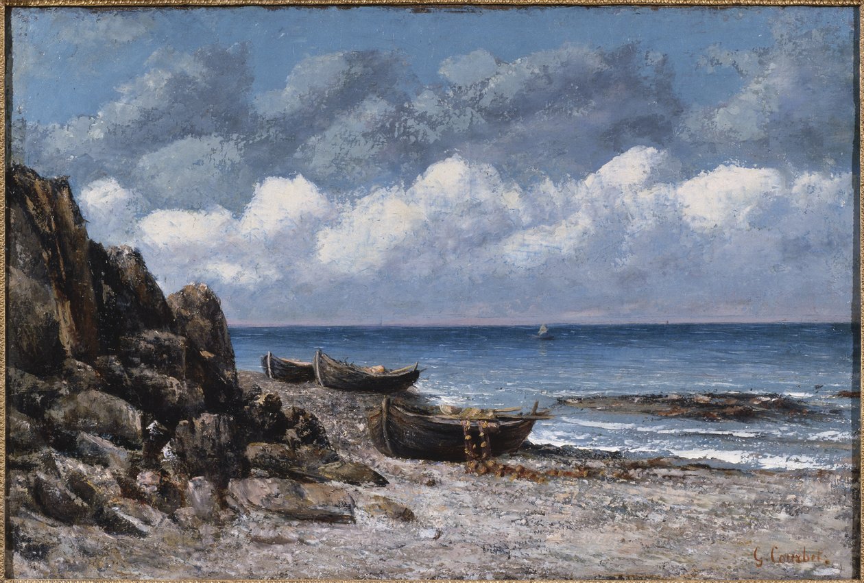 Veneitä St. Aubainissa tekijältä Gustave Courbet