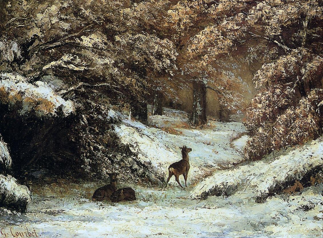 Chevreuil Lyon tekijältä Gustave Courbet