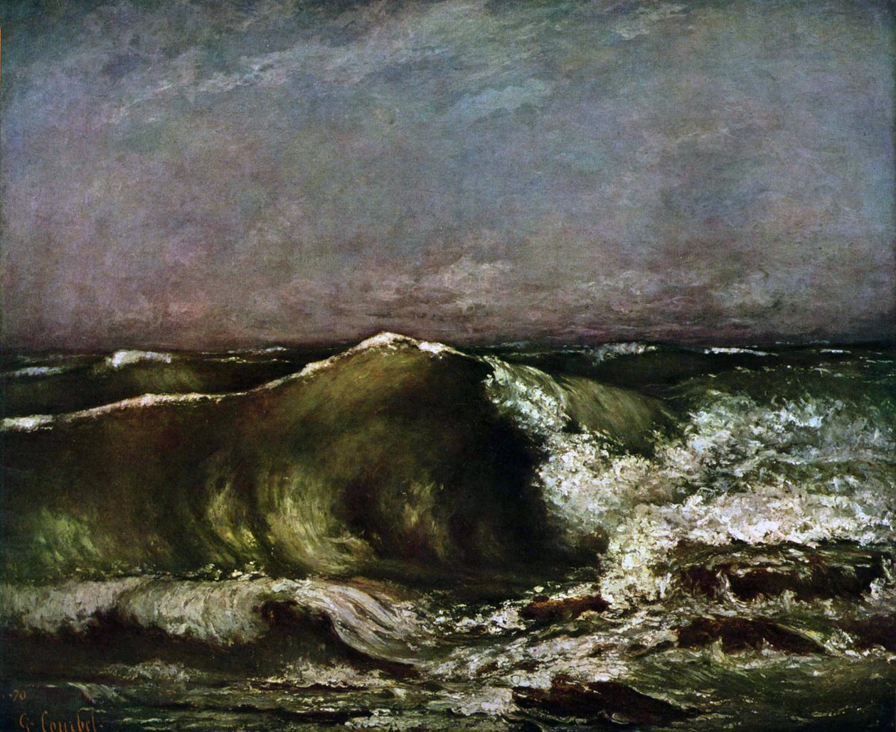 Die Woge tekijältä Gustave Courbet