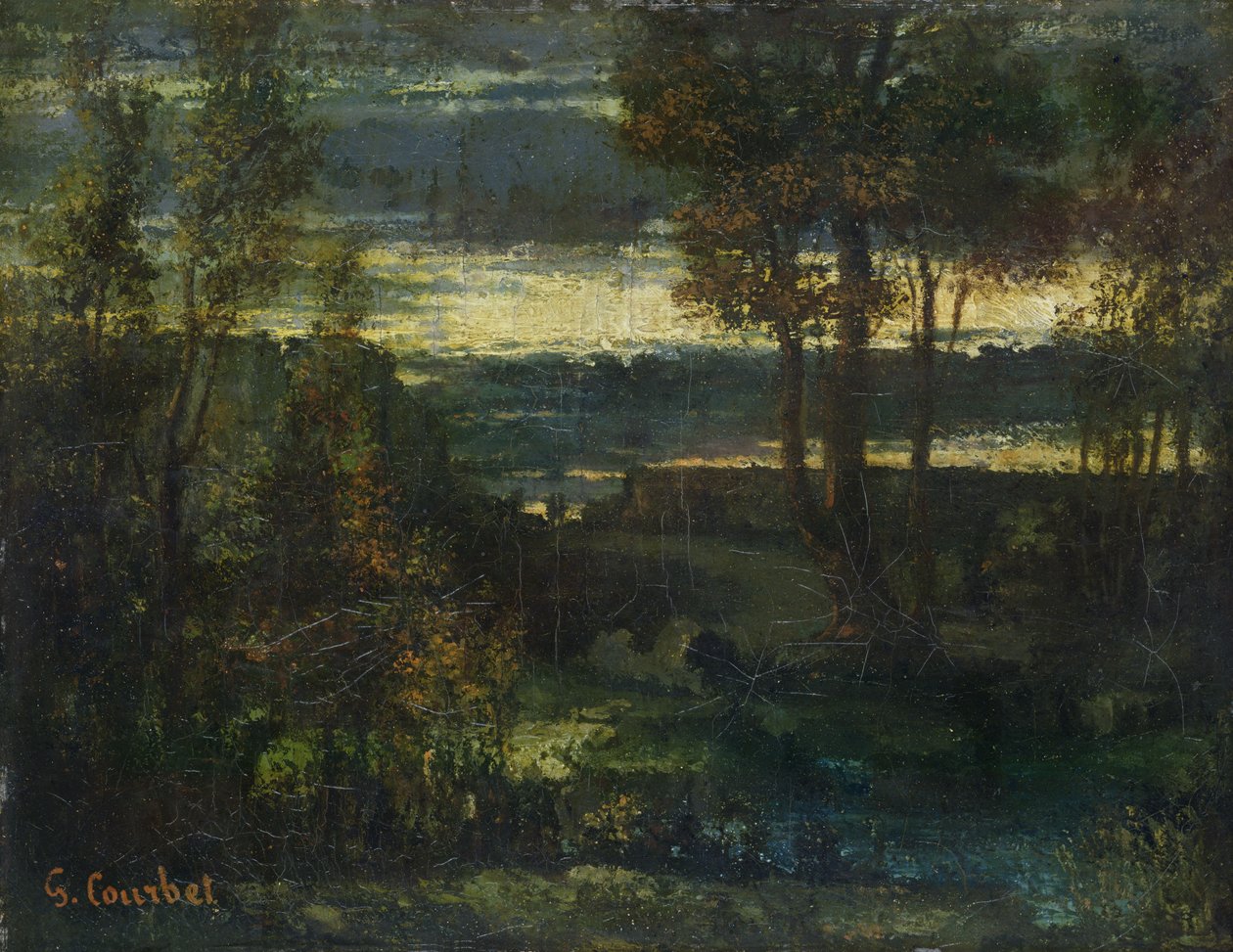 Iltamaisema tekijältä Gustave Courbet