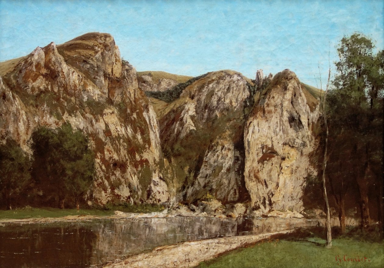 La Meuse ja Freyr tekijältä Gustave Courbet