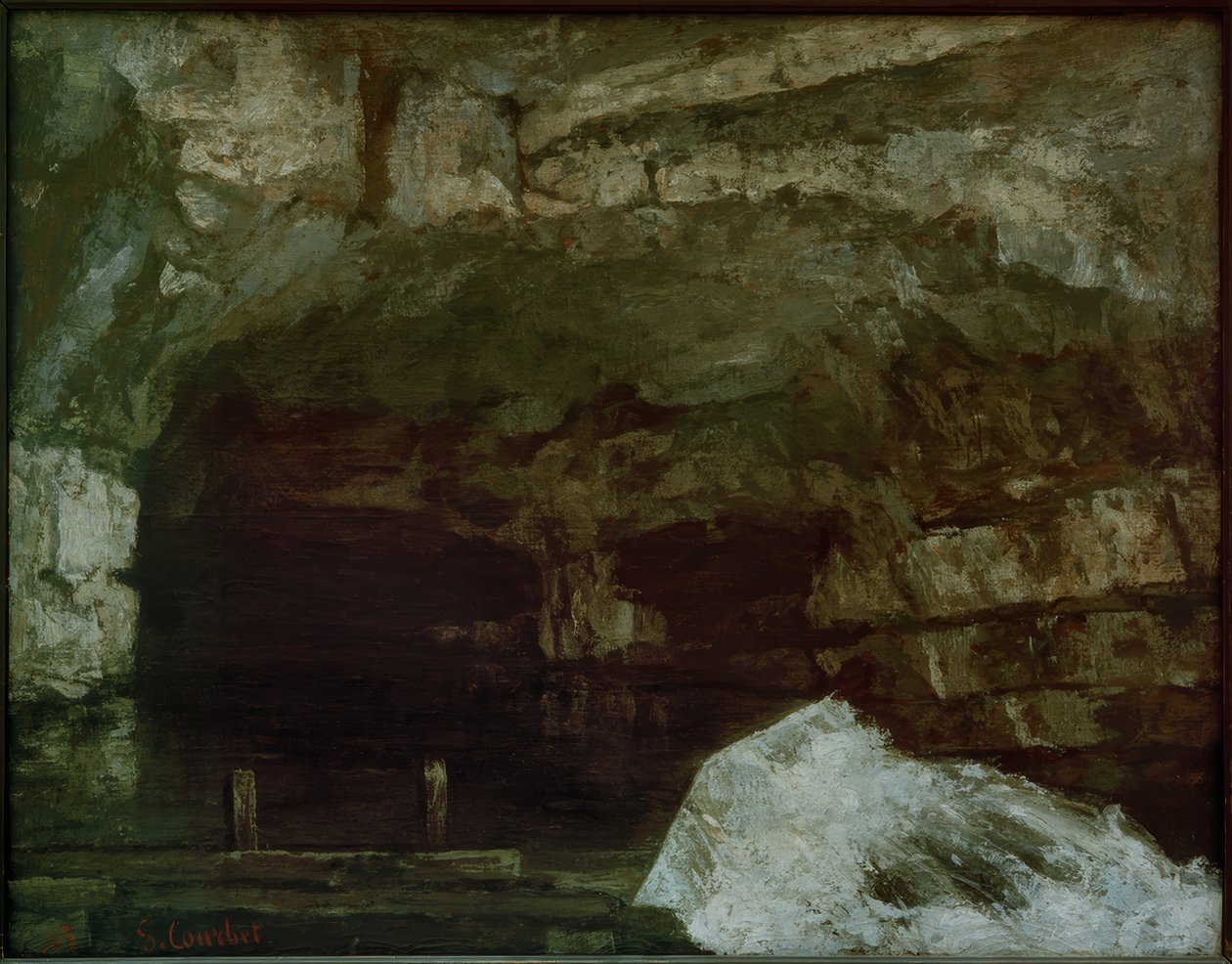 La Louen lähde tekijältä Gustave Courbet