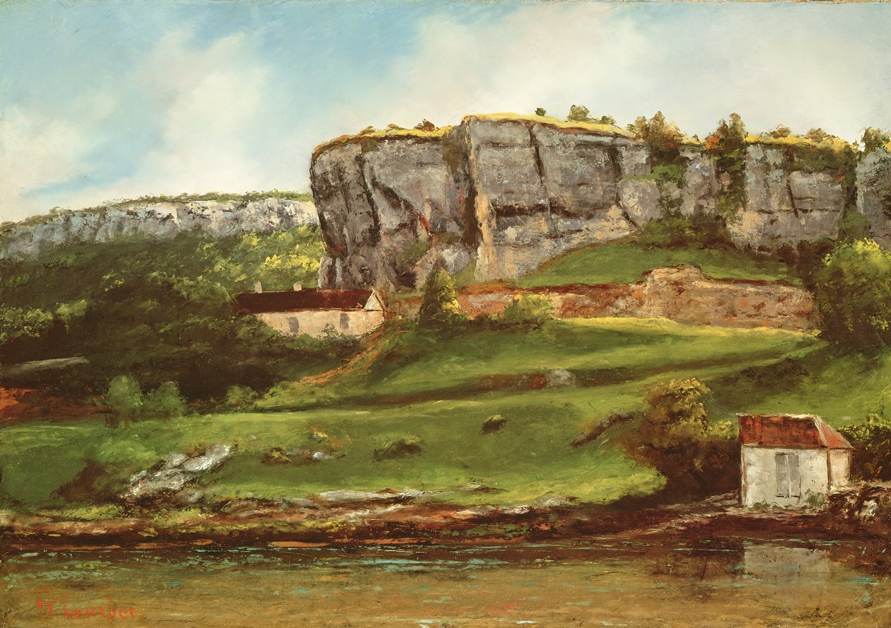 Luultavasti Juran Creux-Billardin alueen maisemat tekijältä Gustave Courbet