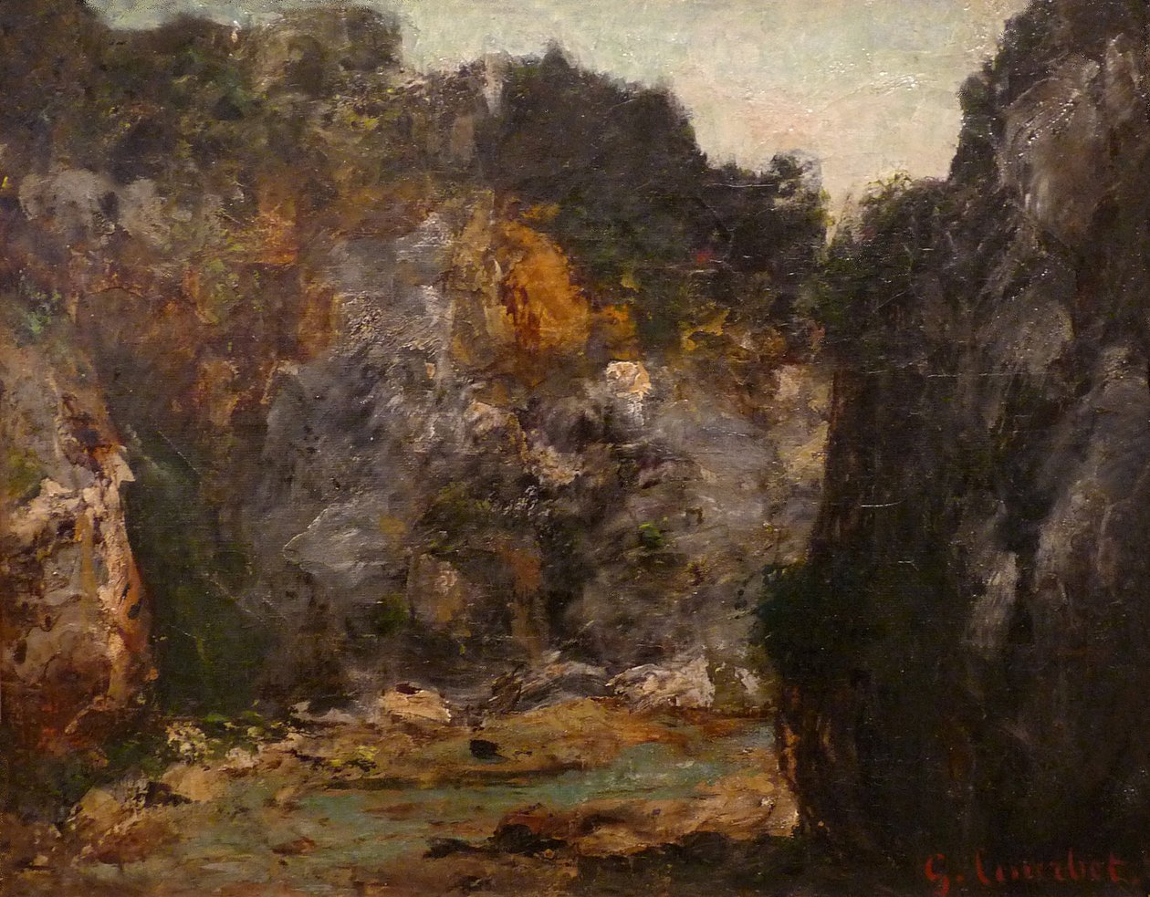 Le Défilé tekijältä Gustave Courbet